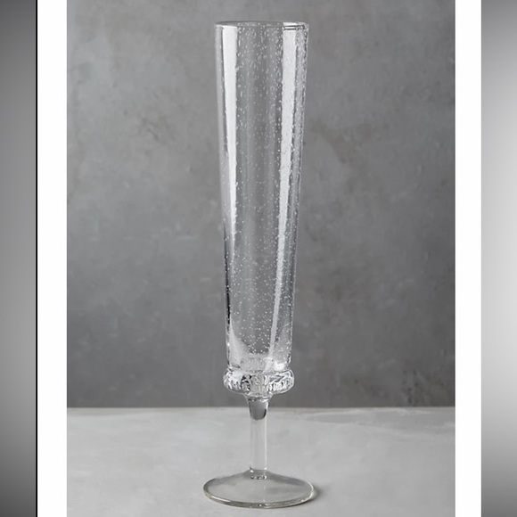 Anthropologie Dining Anthropologie Amparo Champagne Flute With Controlled Bubbles X 4 Nib